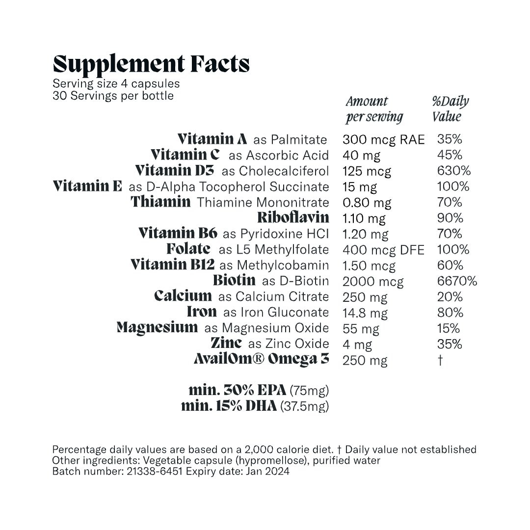 FOUNDATION™ - The Black Woman's Daily All-in-one Multivitamin